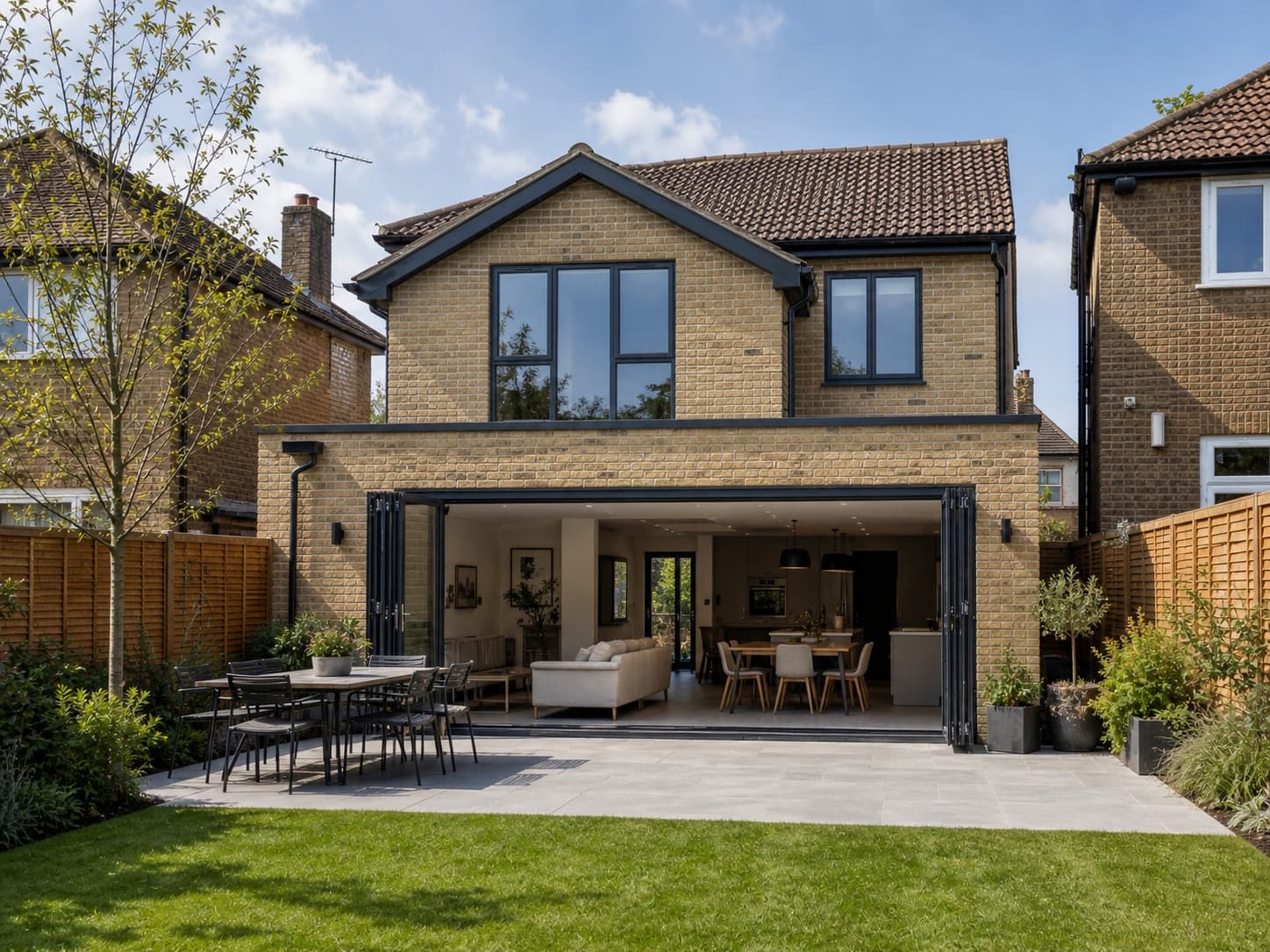 Double storey rear extension approved project showcase in Barnet