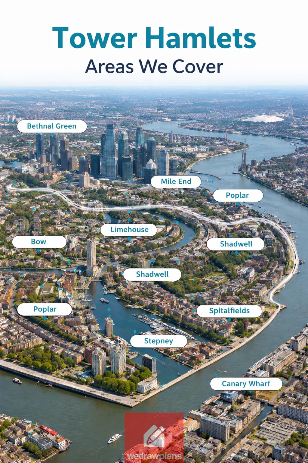 Tower Hamlets area coverage