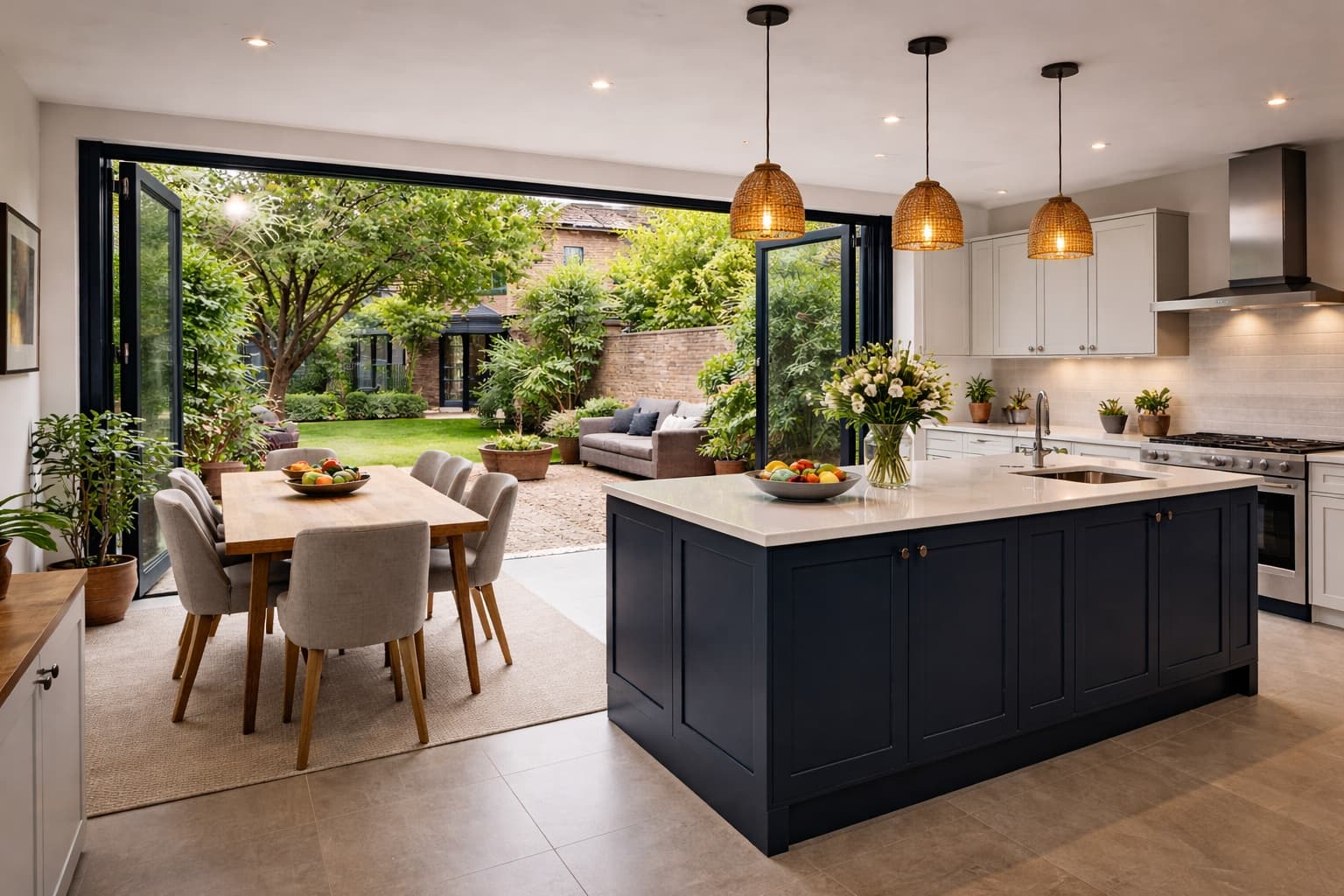 Premium Barnet extension and kitchen family space image